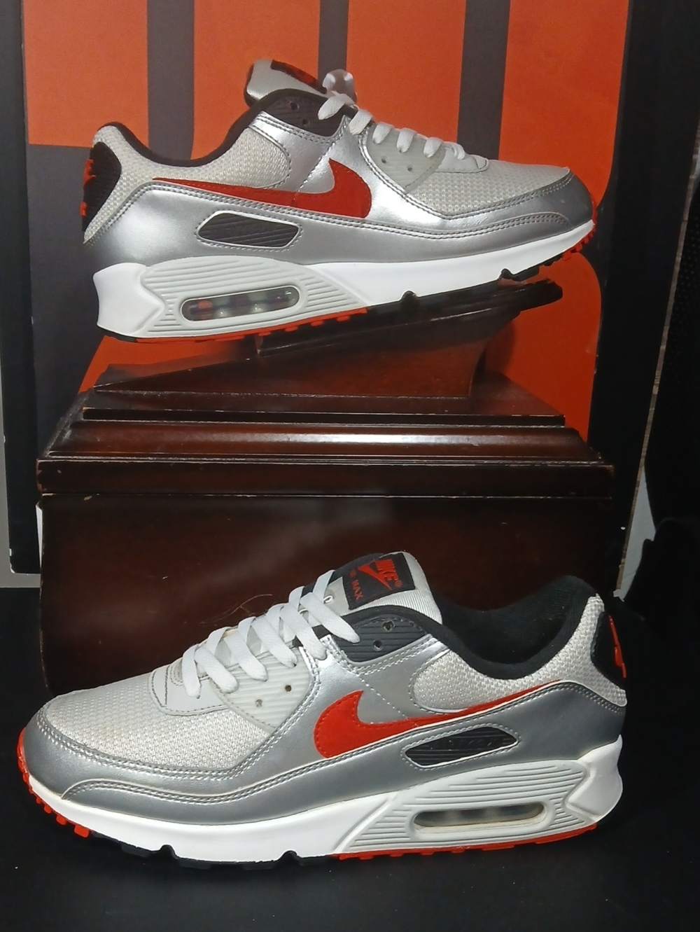 Nike Air Max '90 "ICONS-Silver Bullet" , Mens Size-10.5 100%AUTHENTIC!